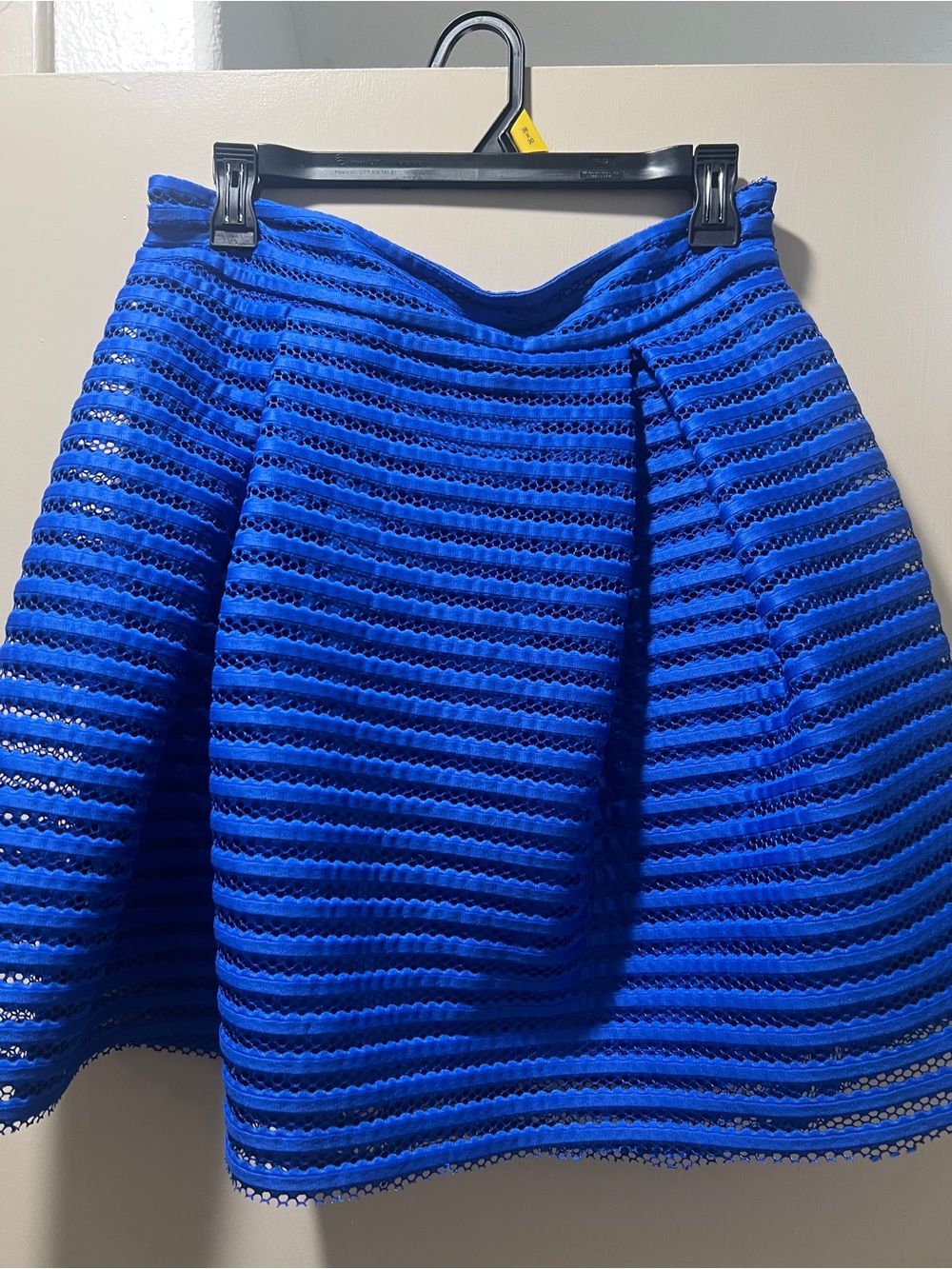 Express Blue Lace A-Line Women's Skirt
